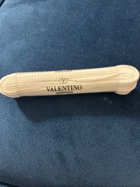 Valentino Cream Knit Eyewear Sleeve with Logo